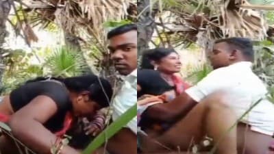 Tamil Nadu Gramathu Aunty Outdoor Saree Fuck